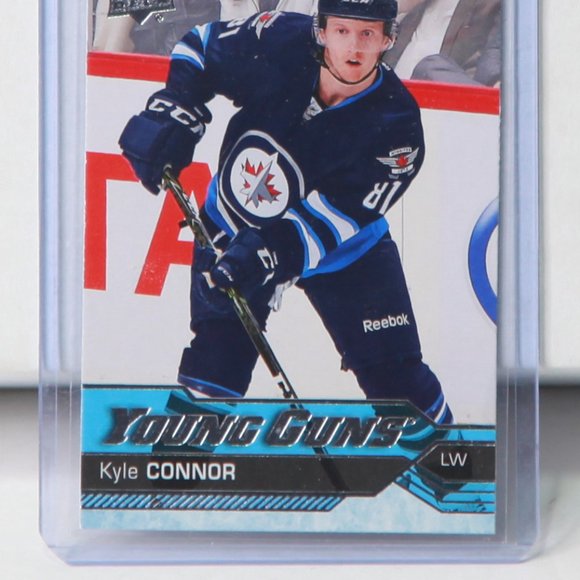 Kyle Connor Young Guns Upper Deck Rookie Card 2016/17 #212 Winnipeg Jets - Picture 4 of 4